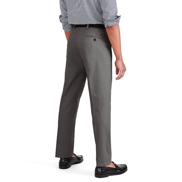 Dockers Men's Grey Slim Fit Signature Khaki Stretch Pants, Size 36W x 29L - Picture 2 of 16